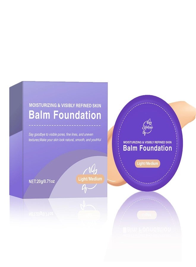 Emgmcp Balm Foundation | Age-Defying Hydrating Cushion Foundation for Mature Skin, Medium Buildable Coverage & Satin Glow Finish Makeup, Blurs Fine Lines, Smooths Texture (light/medium) - Image 1